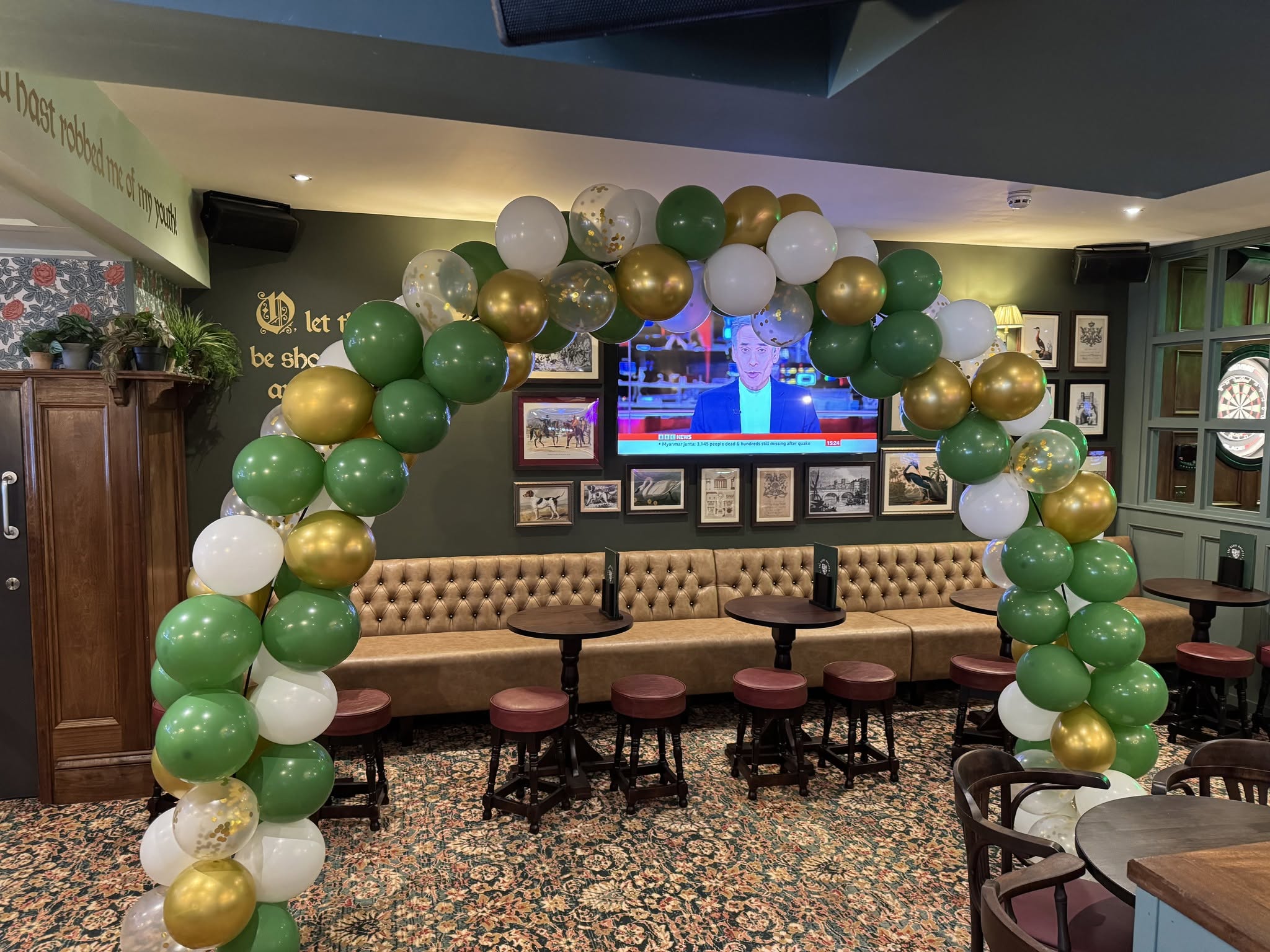 Completed commercial bar refurbishment